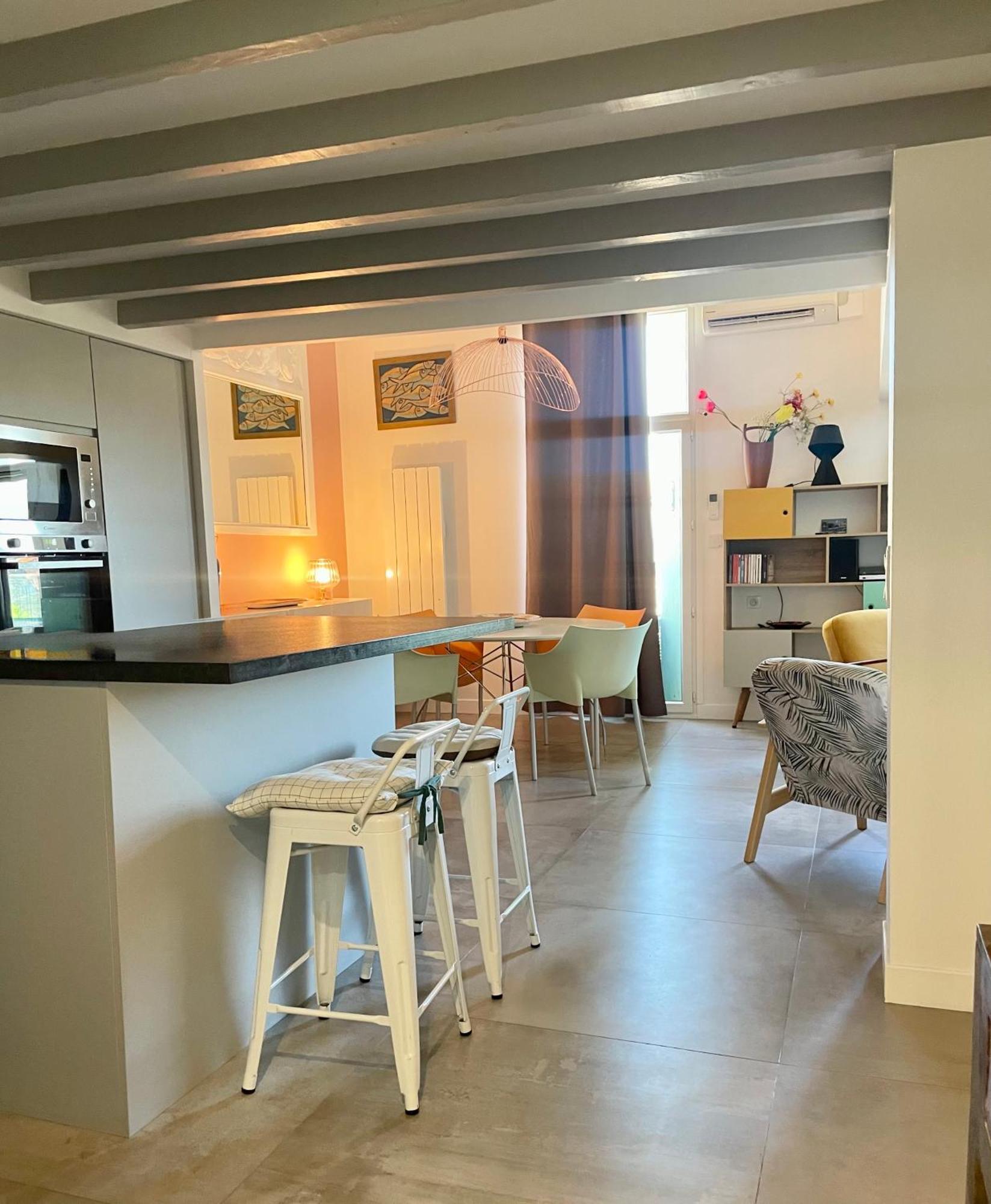 "Zarago 3" T3 Design En Duplex A 2 Pas Du Centre Ville Сет Екстериор снимка