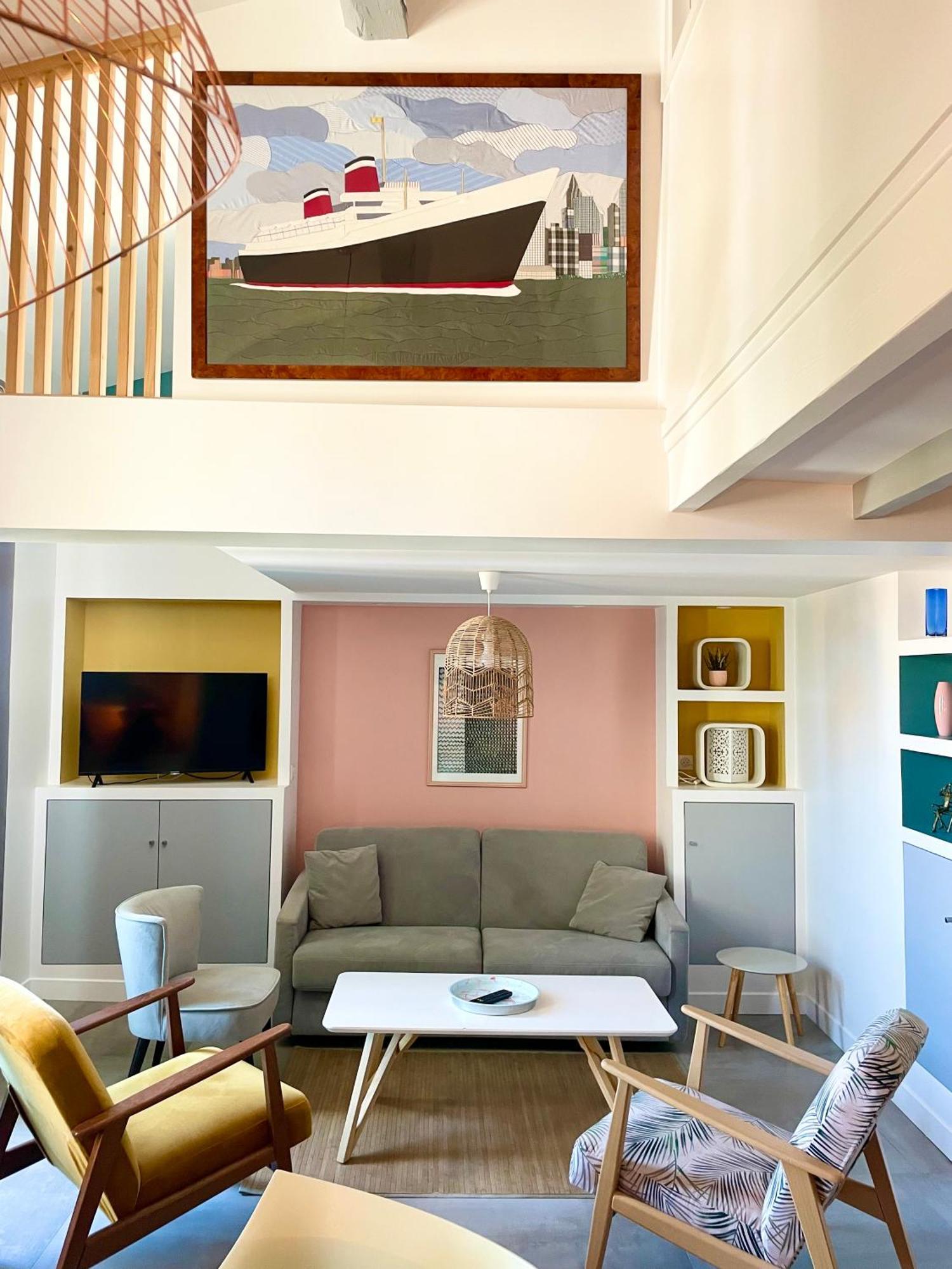 "Zarago 3" T3 Design En Duplex A 2 Pas Du Centre Ville Сет Екстериор снимка